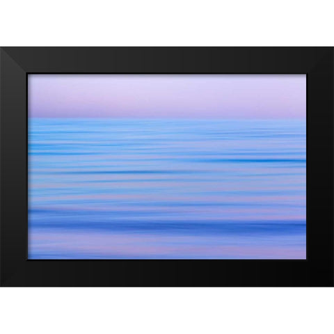 Hood Canal Fog I Black Modern Wood Framed Art Print by Mahan, Kathy
