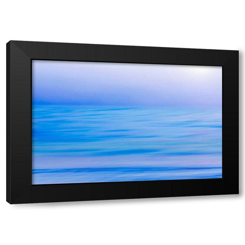 Hood Canal Fog II Black Modern Wood Framed Art Print with Double Matting by Mahan, Kathy