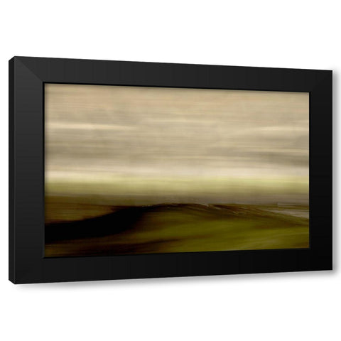 Streaked Horizon Recolored Black Modern Wood Framed Art Print with Double Matting by Millet, Karyn