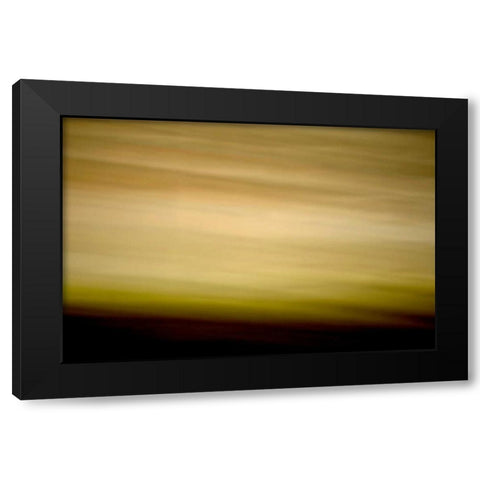 Streaked Horizon II Black Modern Wood Framed Art Print with Double Matting by Millet, Karyn