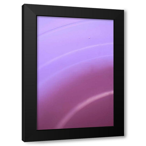 Purple II Black Modern Wood Framed Art Print with Double Matting by Millet, Karyn