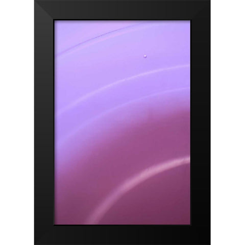 Purple II Black Modern Wood Framed Art Print by Millet, Karyn