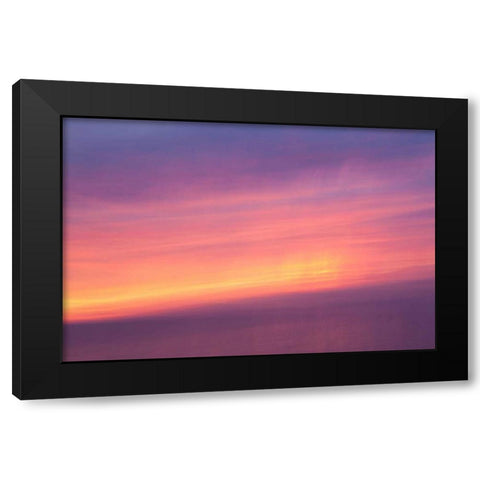 Sunset I Black Modern Wood Framed Art Print by Millet, Karyn