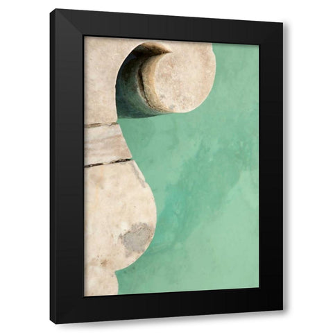 Stonework Detail III Black Modern Wood Framed Art Print by Millet, Karyn