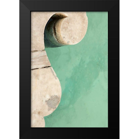 Stonework Detail III Black Modern Wood Framed Art Print by Millet, Karyn