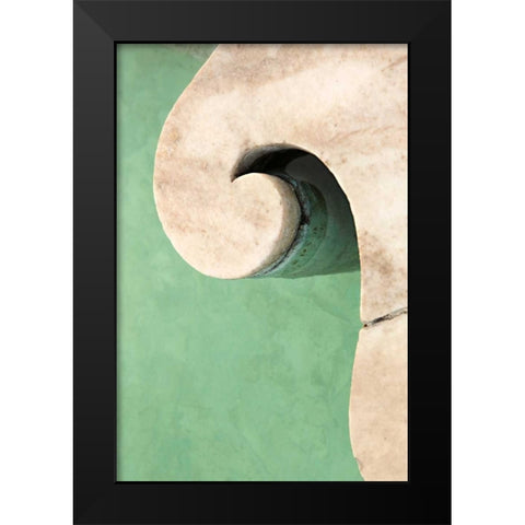 Stonework Detail IV Black Modern Wood Framed Art Print by Millet, Karyn