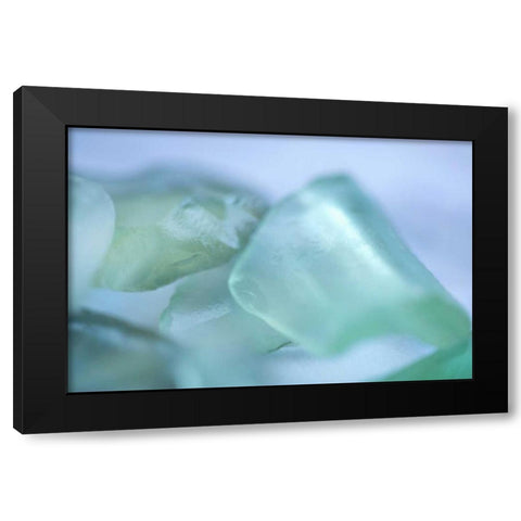 Sea Glass IV Black Modern Wood Framed Art Print by Millet, Karyn