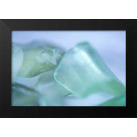 Sea Glass IV Black Modern Wood Framed Art Print by Millet, Karyn