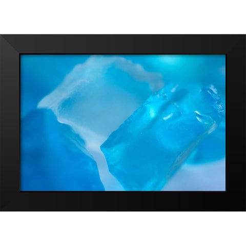 Sea Glass VI Black Modern Wood Framed Art Print by Millet, Karyn