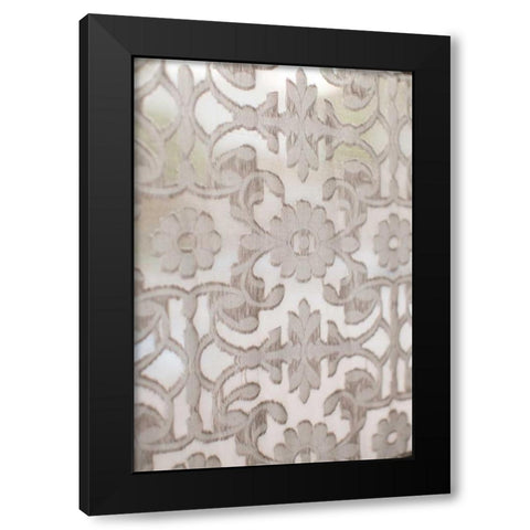 Tapestry Black Modern Wood Framed Art Print with Double Matting by Millet, Karyn