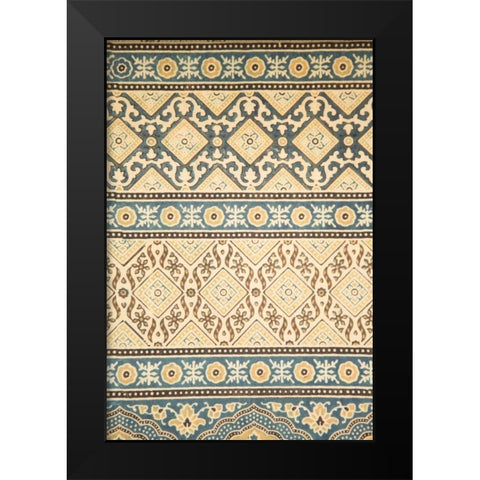 Mosaic I Black Modern Wood Framed Art Print by Millet, Karyn