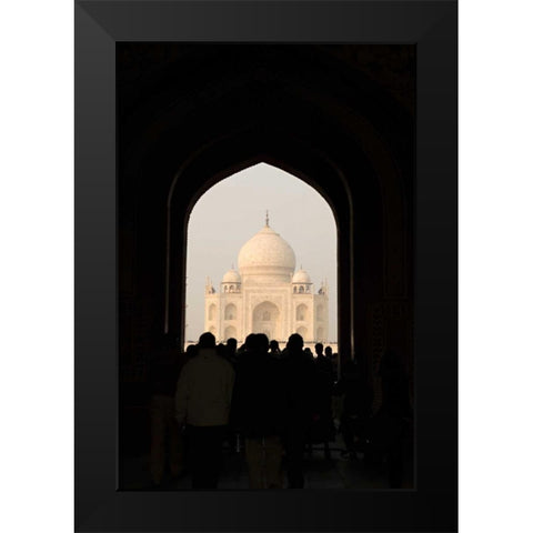 Taj Mahal II Black Modern Wood Framed Art Print by Millet, Karyn