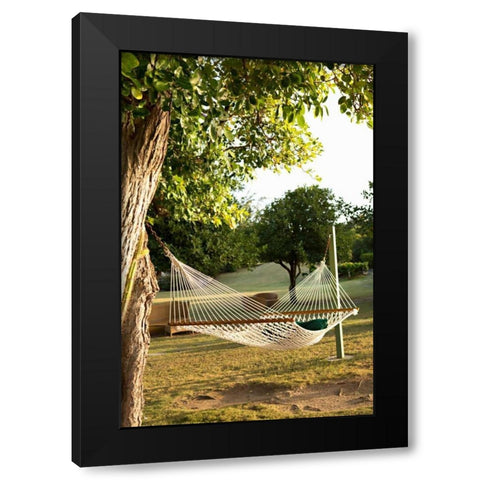 Open Hammock Black Modern Wood Framed Art Print by Millet, Karyn