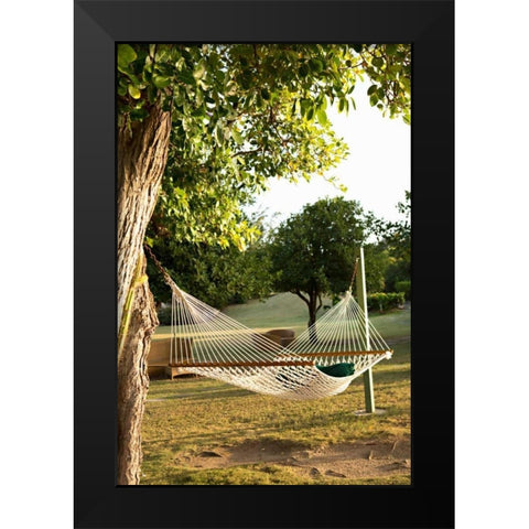 Open Hammock Black Modern Wood Framed Art Print by Millet, Karyn
