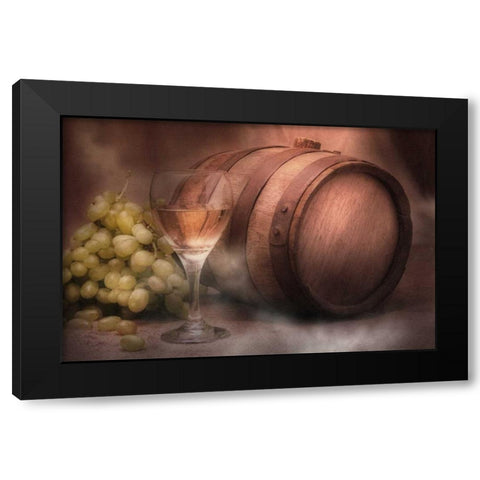 Vintage Wine Black Modern Wood Framed Art Print by McNemar, C. Thomas