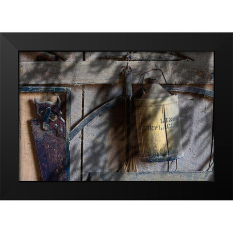 Out in the Barn I Black Modern Wood Framed Art Print by McNemar, C. Thomas