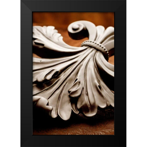 Fleur de Lis I Black Modern Wood Framed Art Print by McNemar, C. Thomas