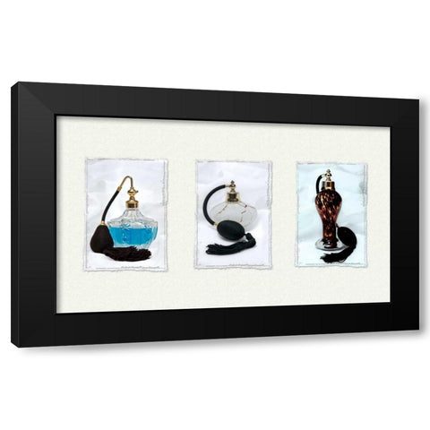 Perfume Triptych I Black Modern Wood Framed Art Print by McNemar, C. Thomas