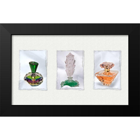 Perfume Triptych II Black Modern Wood Framed Art Print by McNemar, C. Thomas