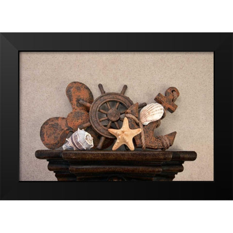 Nautical Still Life I Black Modern Wood Framed Art Print by McNemar, C. Thomas