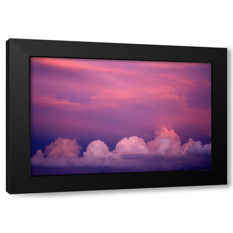 Majestic Sky Black Modern Wood Framed Art Print by Putman, Tammy