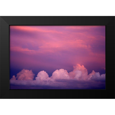 Majestic Sky Black Modern Wood Framed Art Print by Putman, Tammy