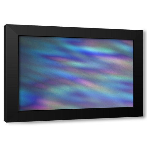 Ripples of Color I Black Modern Wood Framed Art Print by Putman, Tammy