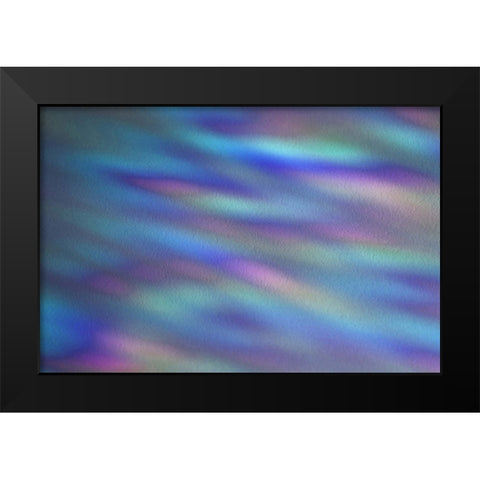Ripples of Color I Black Modern Wood Framed Art Print by Putman, Tammy