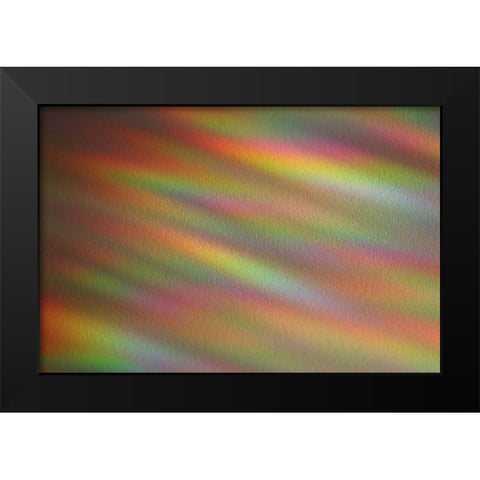 Ripples of Color II Black Modern Wood Framed Art Print by Putman, Tammy