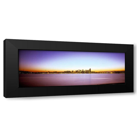 From Elliott Bay I Black Modern Wood Framed Art Print with Double Matting by Stefko, Bob