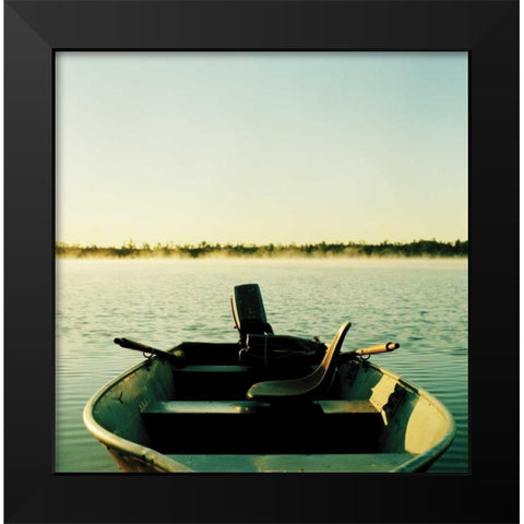 On Pine Lake I Black Modern Wood Framed Art Print by Stefko, Bob