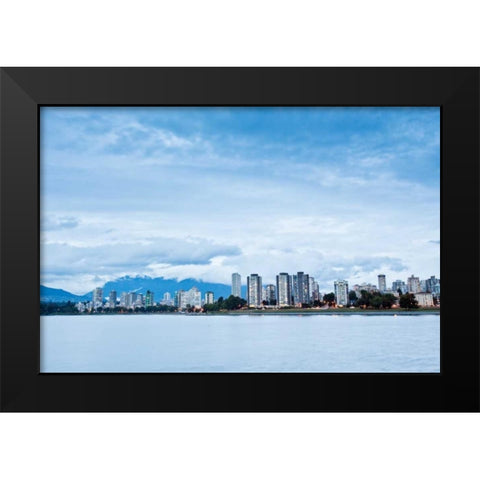 False Creek III Black Modern Wood Framed Art Print by Stefko, Bob
