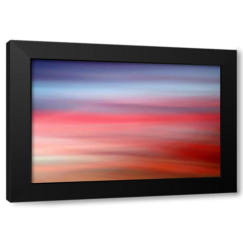 Painted Sky II Black Modern Wood Framed Art Print with Double Matting by Taylor, Douglas