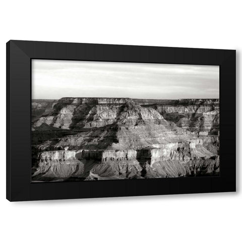 Grand Canyon Dawn III BW Black Modern Wood Framed Art Print by Taylor, Douglas