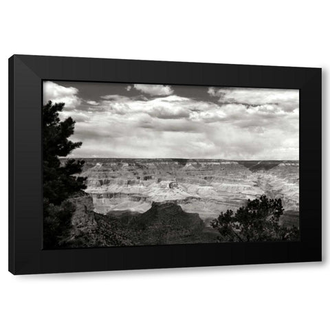 Grand Canyon Skies BW Black Modern Wood Framed Art Print by Taylor, Douglas