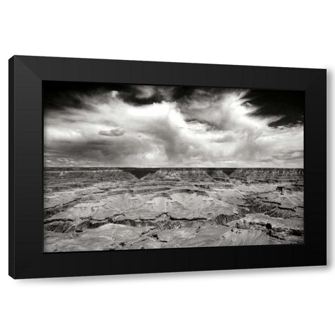 Grand Canyon Winds BW Black Modern Wood Framed Art Print with Double Matting by Taylor, Douglas