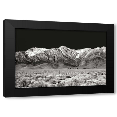 Sierra Nevada Mountains I BW Black Modern Wood Framed Art Print with Double Matting by Taylor, Douglas