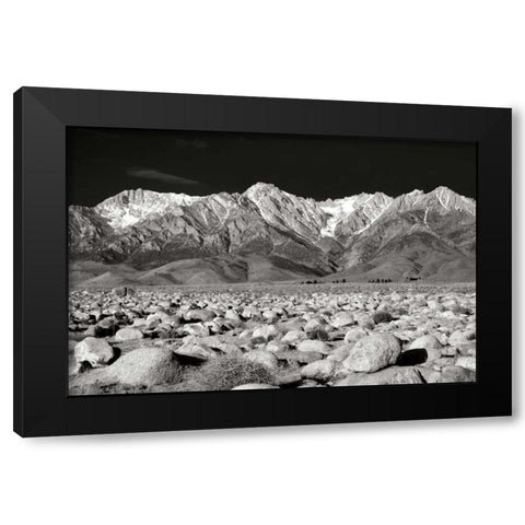Sierra Nevada Mountains II BW Black Modern Wood Framed Art Print with Double Matting by Taylor, Douglas