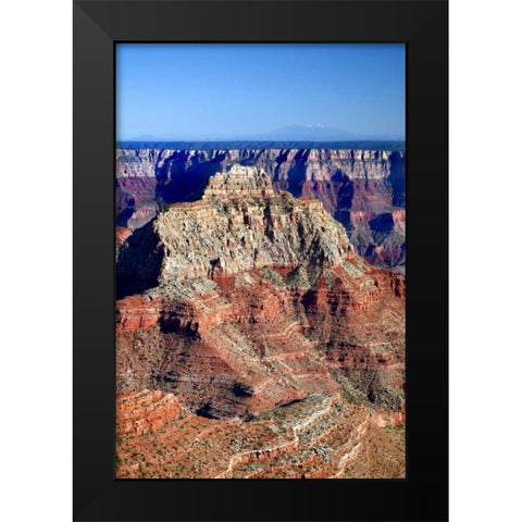 Vishnu Temple Black Modern Wood Framed Art Print by Taylor, Douglas