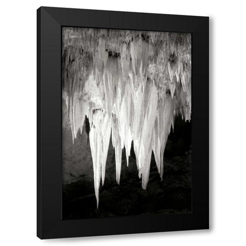 Carlsbad Cavern I BW Black Modern Wood Framed Art Print by Taylor, Douglas
