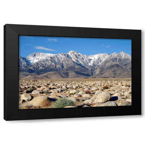 Sierra Nevada Mountains II Black Modern Wood Framed Art Print by Taylor, Douglas