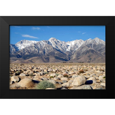 Sierra Nevada Mountains II Black Modern Wood Framed Art Print by Taylor, Douglas
