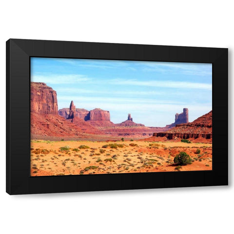 Navajo Country I Black Modern Wood Framed Art Print with Double Matting by Taylor, Douglas