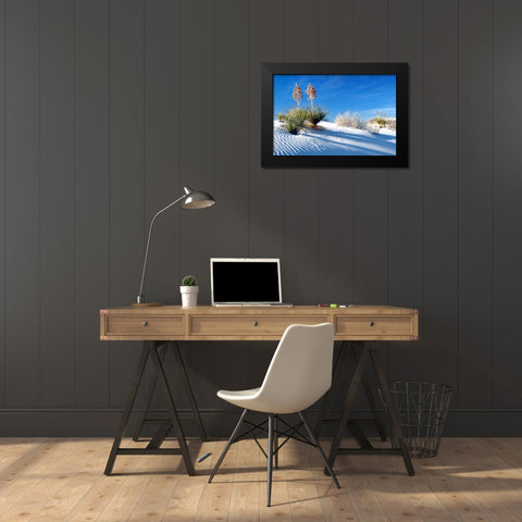 Sand Shadows II Black Modern Wood Framed Art Print by Taylor, Douglas