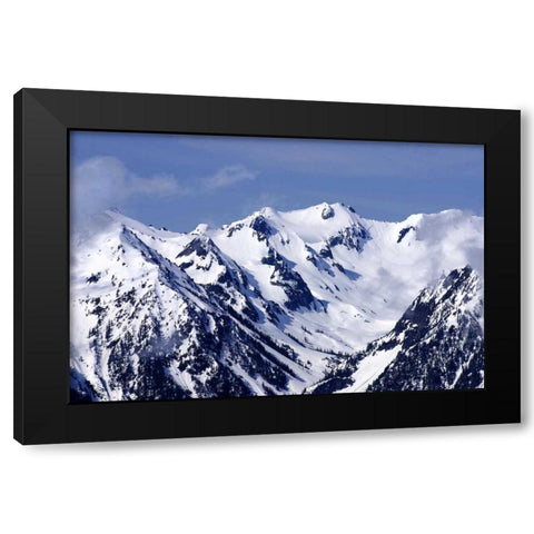 Carved by Ice Black Modern Wood Framed Art Print by Taylor, Douglas