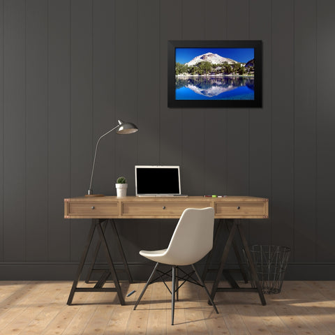 Rhyolite Reflections Black Modern Wood Framed Art Print by Taylor, Douglas