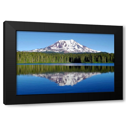 Mt. Adams Black Modern Wood Framed Art Print with Double Matting by Taylor, Douglas