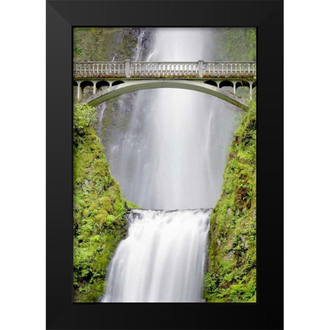 Water Under the Bridge Black Modern Wood Framed Art Print by Taylor, Douglas