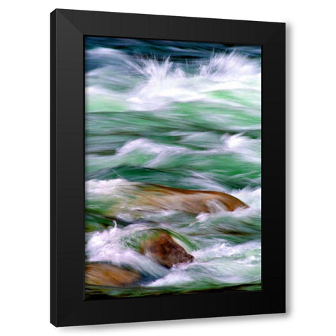 By the River II Black Modern Wood Framed Art Print with Double Matting by Taylor, Douglas
