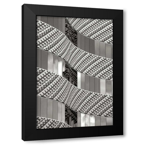 Brick and Glass I BW Black Modern Wood Framed Art Print with Double Matting by Taylor, Douglas
